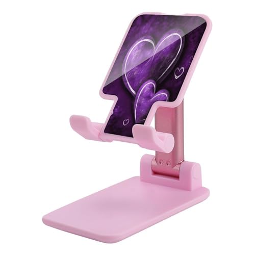 Support de téléphone de bureau pour iPhone et Android violet