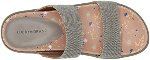 Lucky Brand Women's Paimee Slide Sandal, Light Seagrass, 12 | Image 4