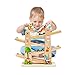 Pista Macchinine per Bambini Piccoli con 4 Macchine,Pista Auto Giocattolo Macchine Corsa,Pista da CorsaIn Legno Giochi