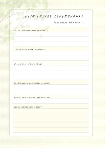 DEIN LEBEN IN EINEM BUCH: Erinnerungen für dich - ein Album zur Geburt für 18 unvergessliche Jahre (PAPERISH Geschenkbuch)