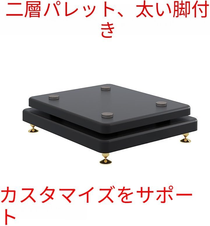 Amazon.co.jp: スピーカー台 キャスター付き 耐荷重 安定 二重層 防振