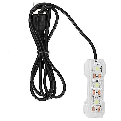 Hosie Underwater Light, USB Charging Portable LED Aquarium Light, Plastic for Aquarium