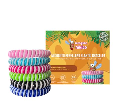 Mosquito Nikito Repellent Coil Bracelet, Deet-Free