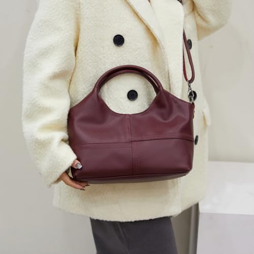 Sac à main patchwork grande capacité pour mère avec bandoulière tendance - 3
