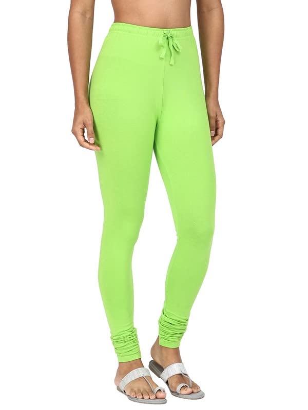 Image of Robinbosky Cotton Churidhar Leggings for Women - Stylish, Stretchable & Flattering Fit for All-Day Comfort