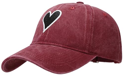 Image of XYIYI Vintage Washed Distressed Baseball Cap Adjustable Cotton Dad Hat for Women Men