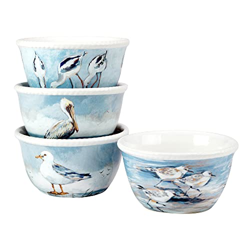 Certified International Shorebirds 16 Piece Dinnerware Set, Service for 4, Multicolored - Image 5