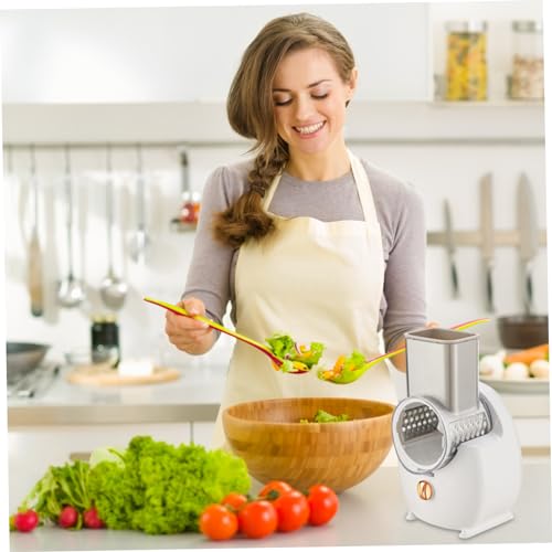 Rallador eléctrico de queso automático con 3 accesorios USB miniatura 5