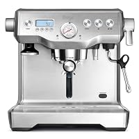 Sage - The Dual Boiler - Kaffeemaschine mit manuellem Milchaufschäumer und Dual-Boiler System - Mit Timer und Temperaturkontrolle - 2200 W, max. 15 Bar, Espresso- & Dampfboiler - Gebürsteter Edelstahl – Ansicht 1