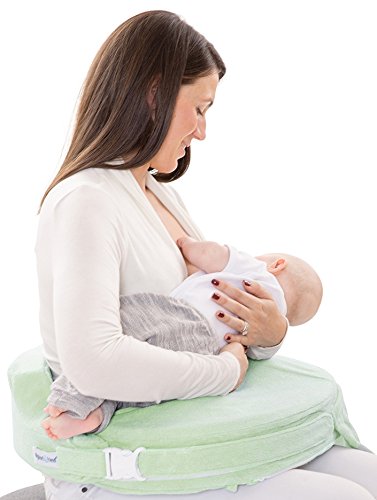 My Brest Friend Deluxe Nursing Pillow for Comfortable Posture, Light Green