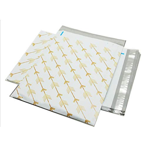 B Blesiya 100 Pièces Sacs pour Enveloppes d'Expédition - Flèche d'or