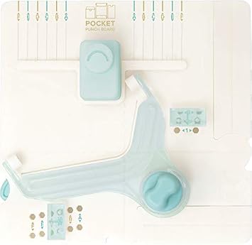 We R Memory Keepers Pocket Punch Board Journal, Multi-Colour 660484