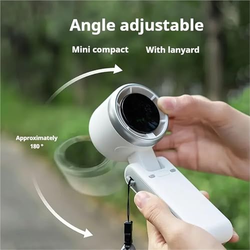 Mini ventilador portátil para evitar el calor en el escritorio 2