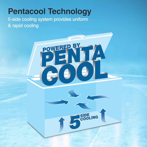 Image of Godrej 600 L Triple Door Convertible Deep Freezer (DH EPenta 625D 41 CMFH3M Rw, White, Pentacool Technology)