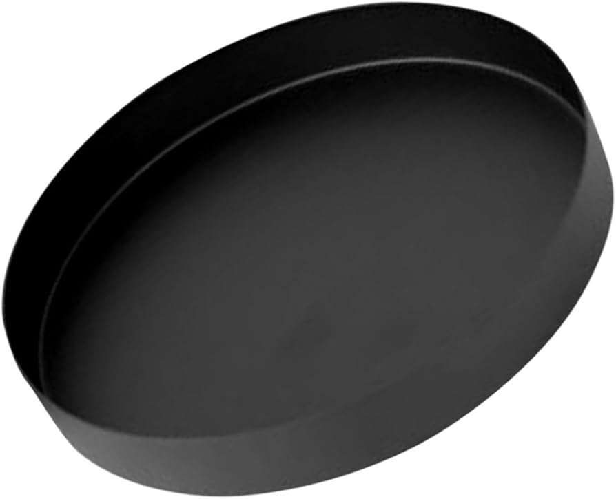 Amazon.co.jp: Frcolor ブラック 金属板 装飾品トレイ 黒の飾り皿