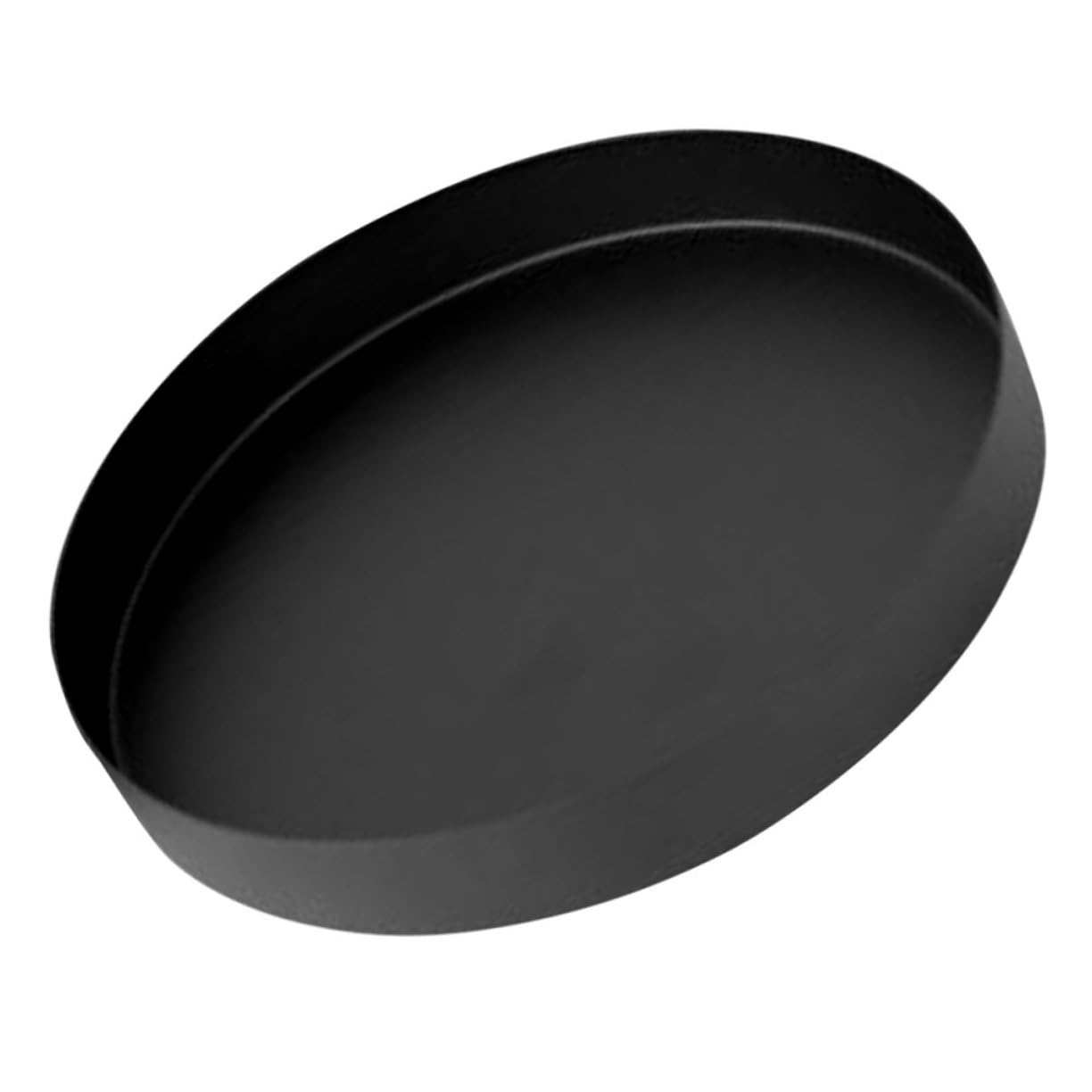 Amazon.co.jp: Frcolor ブラック 金属板 装飾品トレイ 黒の飾り皿