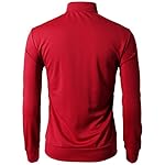 H2H Mens Active Slim Fit Track Lightweight Jacket Zip-up Long Sleeve - Image 3