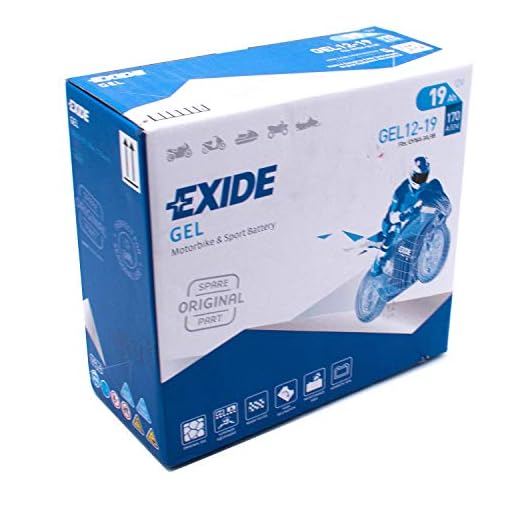 BATERÍA GEL EXIDE G-19 12V. 19AH. ESPECIAL MOTO BMW