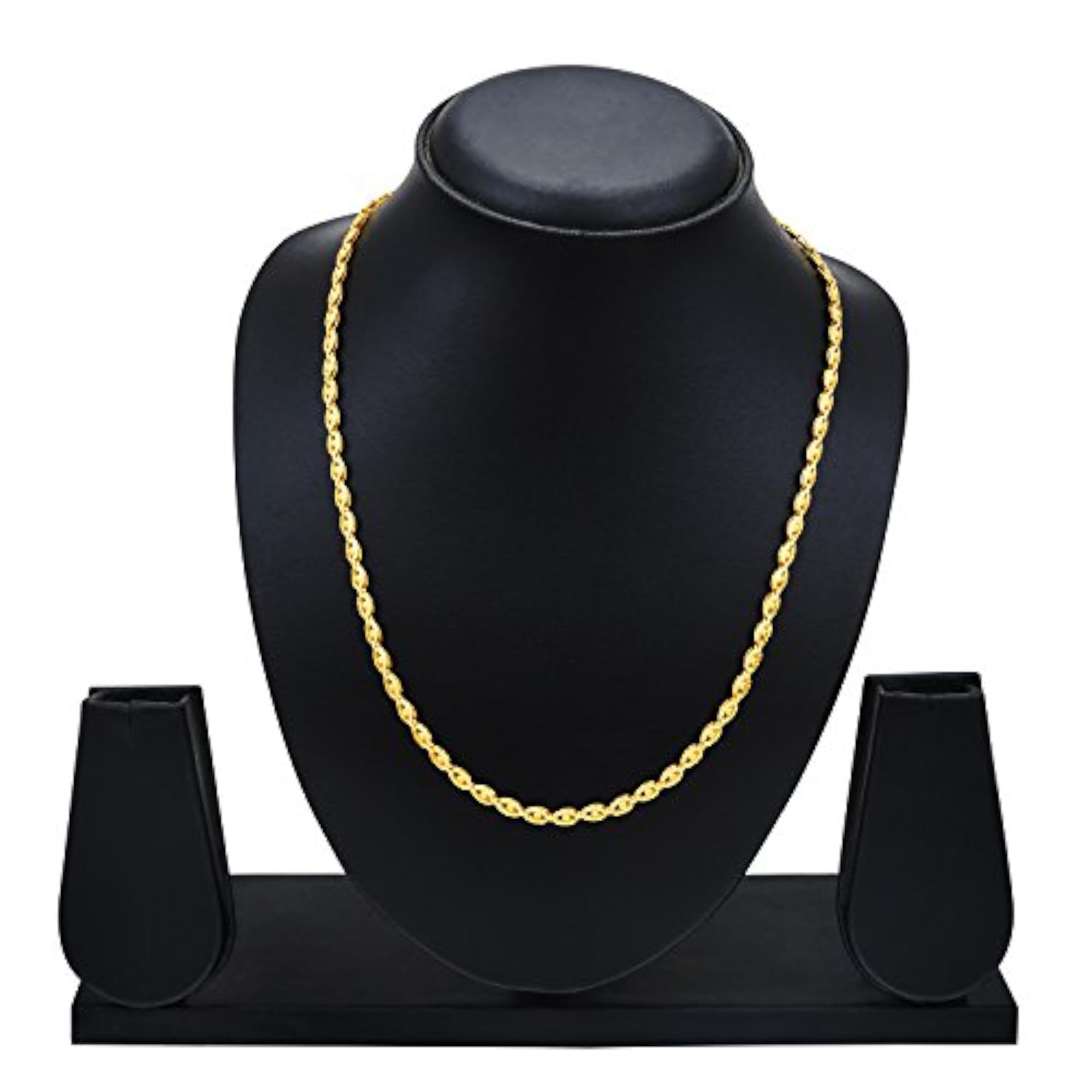 24K Gold Plated Link Necklace Combo Gift Pack of 2