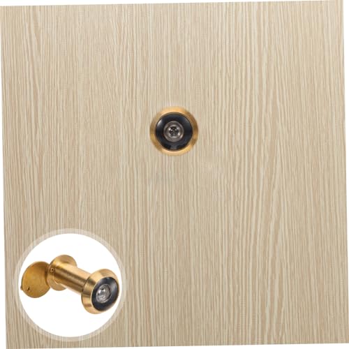 Copper Door Viewer 200-Degree Wide Angle Adjustable Peephole Privacy Cover for Front Door Anti-Pry Design for Hotels and Apartments miniatura 7