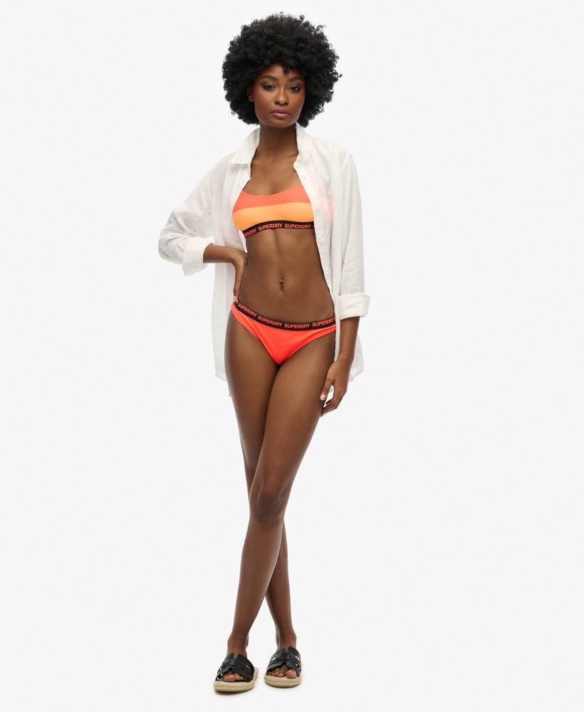 Superdry Damskie wyrafinowane, elastyczne majtki bikini