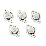 YEGAFE 5Pcs 2N3771 2N3771G Power AMPS Transistor,30A 40V 150W 2-Pin to-3 Through Hole New