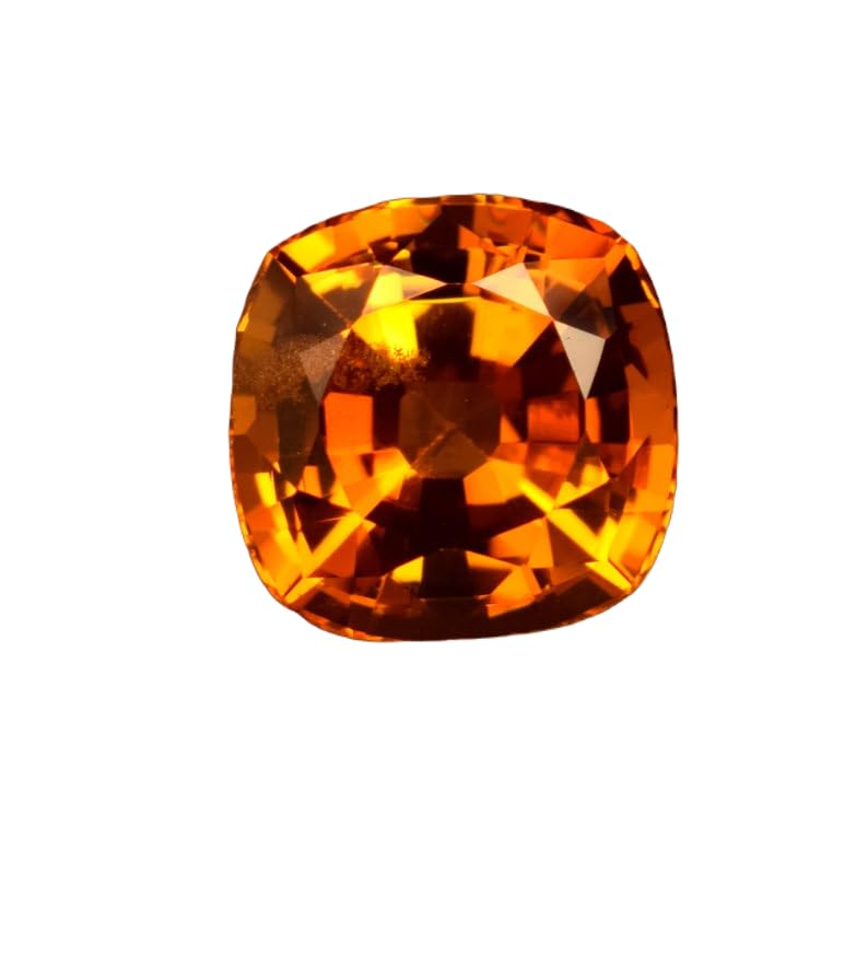 Saphir orange naturel idéal pour fabriquer votre bague et collier fait main
