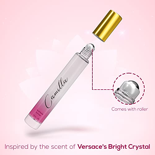 Regal Fragrances Camilla Eau De Parfum For Women Rollerball - Inspired By The Scent Of The Versace's Bright Crystal 0.33 Fl Oz (10Ml) #TOP2