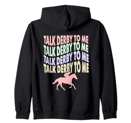 Tema Talk Derby to Me Horse Lover Sudadera con Capucha