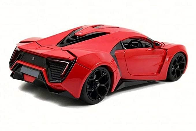 Image of 1:32 Scale Die-Cast Metal Hypersport Supercar with Headlight,Sound Effect,Openable Doors and Pull Back Action diecast Car for Kids Boys Age 3 Years and Above-Multicolor