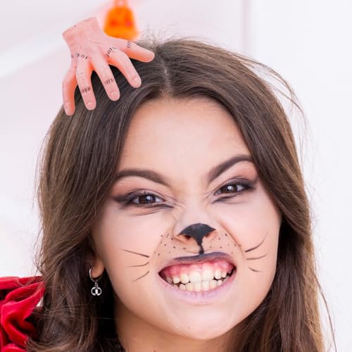 Image of Havilah Halloween Hair Clip 6 Pcs - Severed Hand Costume Party Spooky Palm Grip Prank Decoration Hair Accessory