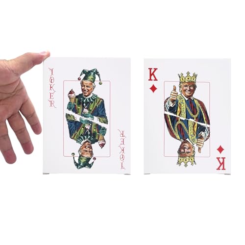 Baraja de Cartas Trump Jumbo 5x7 Pulgadas Doble Cara
