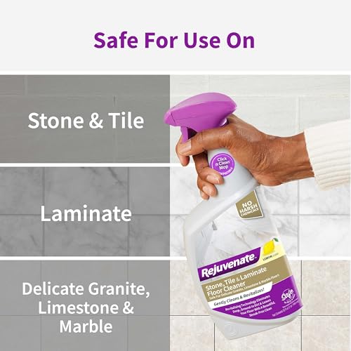 Image of Rejuvenate High Performance Stone Tile and Laminate Floor Cleaner Streak-Free Formula Dries Fast 32oz Covers up to 500 SqFt