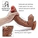 Nabini 12 inch Liquid Silicone Dildo - Lifelike Huge Dong - Strong Suction Cup - Realistic and Extremely Soft Adult Toy - 100% Waterproof Big Size Adult Sex Toy