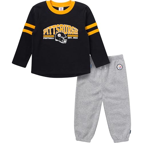 Image of Gerber NFL unisex-baby Nfl Team Shirt and Sweatpants Set