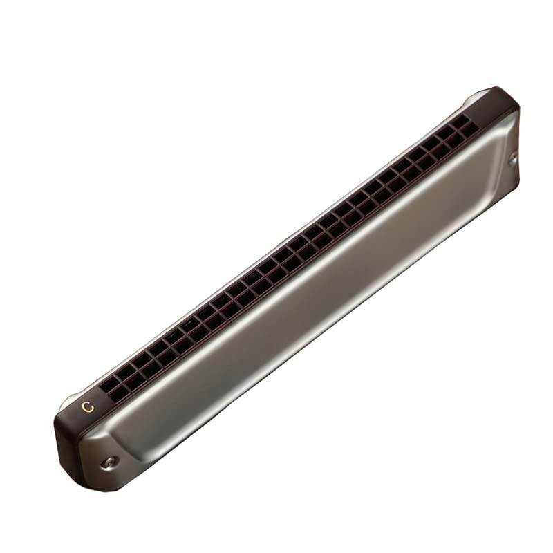 Harmonica Clé harmonica vibrato C24 trou harpe phosphore bronze anches ABS Comb instrument série professionnelle - Les Beatles, Paul McCartney, John Lennon, RIngo Starr, George Harrison Harmonica Clé harmonica vibrato C24 trou harpe phosphore bronze anches ABS Comb instrument série professionnelle – Image 3