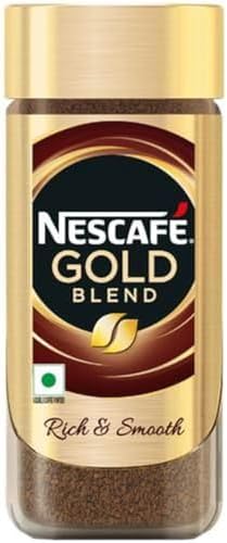 Nescafe Gold Blend Rich and Smooth Instant Coffee Powder, 200g Jar
