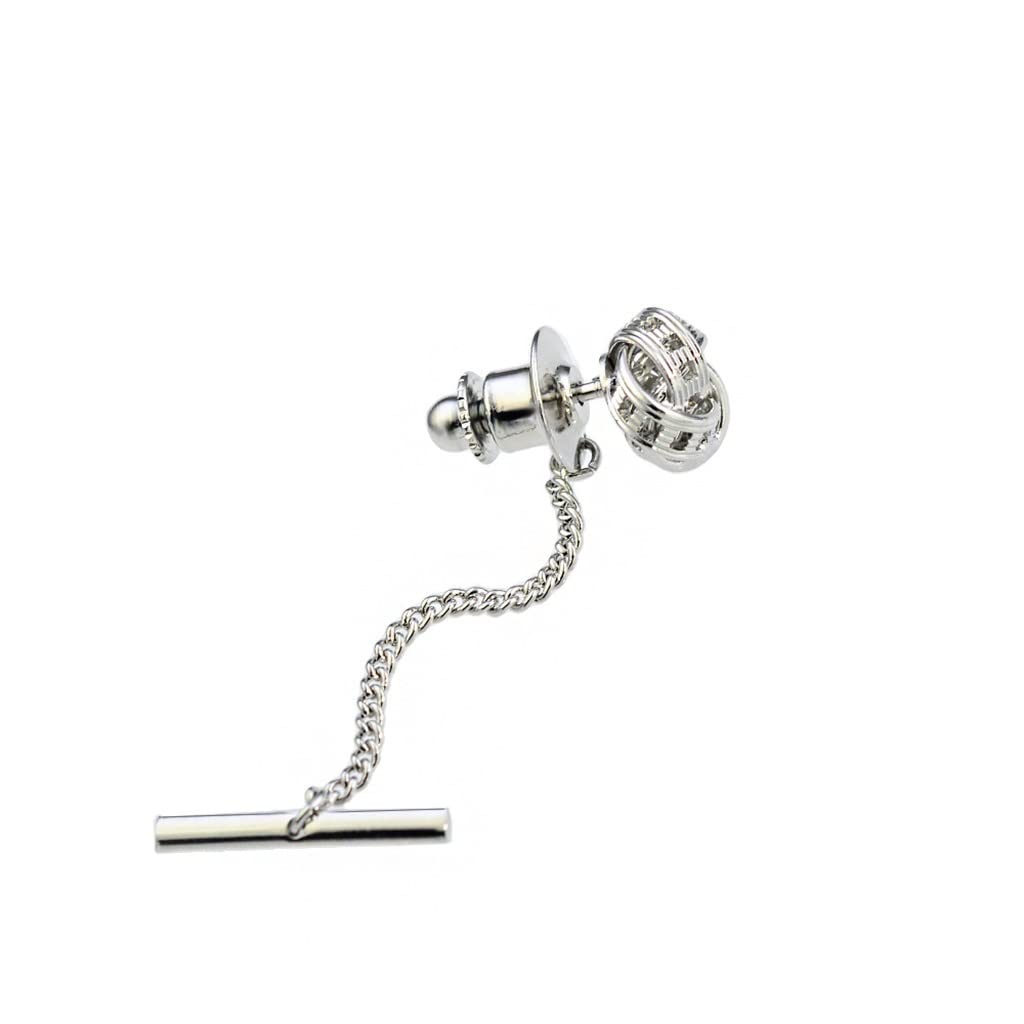 Clip de Corbata Broche Multiusos for Cuello de Camisa, Hebilla for Cuello de Traje de Hombre, Broche Trenzado de Metal, Hebilla Fija for Corbata(D_1)