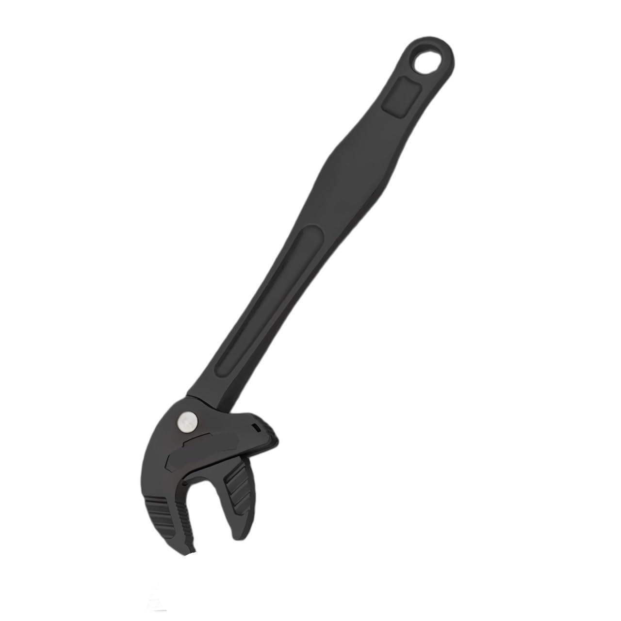 Wjiayao Black Crab Claw Wrench Heavy-Duty Industrial Crab Claw Wrench -Adaptive Ratchet, Wide Jaw Adjustable Tool For Automotive Repair, Plumbing(Opening Range16-19Mm)