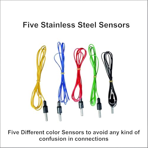 Image of Imagine Technologies Stainless Steel Sensors for Water Level Controller or Water Level Indicator 1.5 M Long (Set of 5)