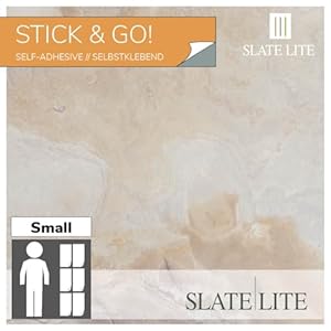 Slate-Lite Stick & Go Natursteinfliesen 6 Stück