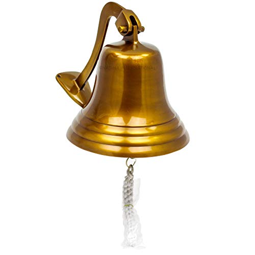 Navy's Nautical Ship's Aluminum Cast Premium Bell | Nursery Decor