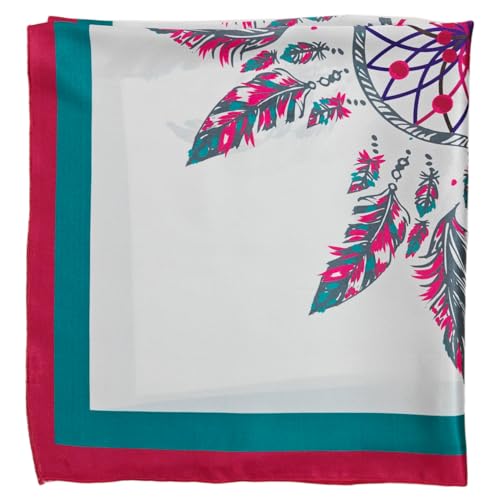 Image of Satin Silk Small Square Scarf for Women, Printed Soft and Comfy Neck Head Tie Scarf Bandana