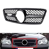 w203 grill black ✯ Einfache Installation: Direkter Austausch durch Aufstecken. Keine Änderung erforderlich. Beeinflusst nicht die Fensterläden hinter dem Gitter.
