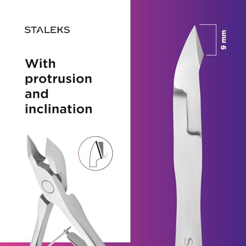 Pince à ongles Staleks Pro Expert 90 coupe-cuticules 7 mm