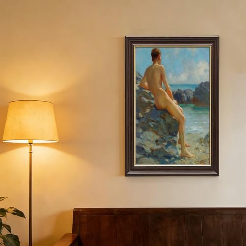 The Bather par Henry Scott Tuke décoration murale poétique