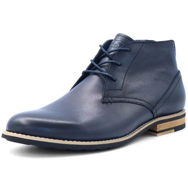 Neat Footwear Men's Chukka Boots - Lace Up, Full Grain Leather Boots with Carry Bag - Latex Insole and Hand-Stacked Rubber and Wood Sole - Casual Dress Boots for Men