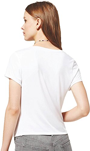 Image of Hangout Hub Women's Round Neck T-Shirt I Am His Queen GC (White;Medium (36) ;) Pack of 1 Couple T-Shirt