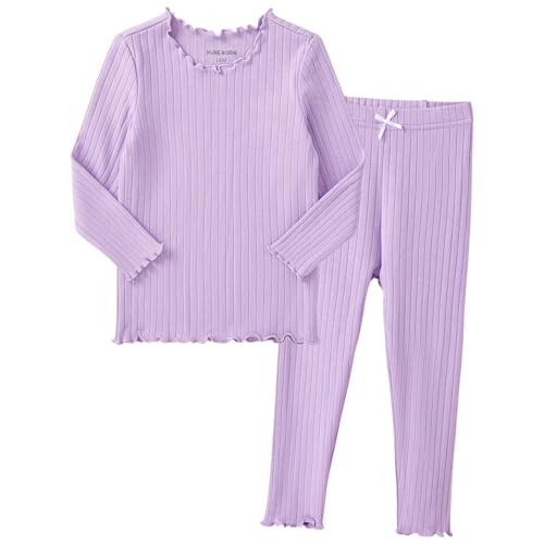 Image of pureborn Baby Pajamas Set Toddler Snug Fit Cotton Sleepwear 2pcs 12M-7Y
