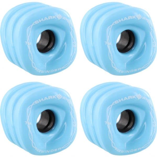 Sidewinder Ice Blue Skateboard Wheels - 70mm 78a (Set of 4)